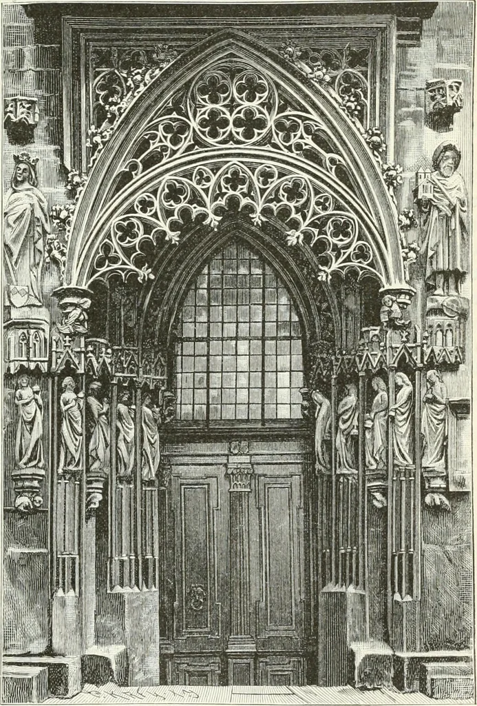 An illustration from Deutsche Kunstgeschichte, 1888, leaf 356