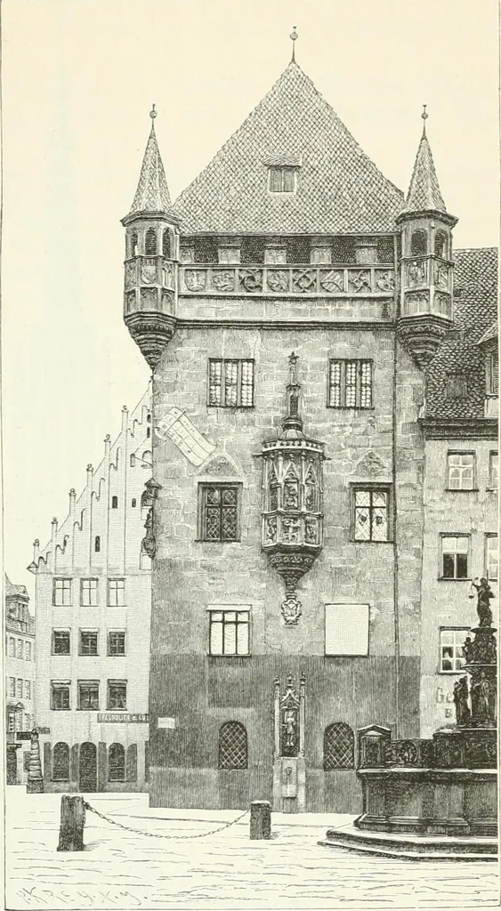 An illustration from Deutsche Kunstgeschichte, 1888, leaf 360