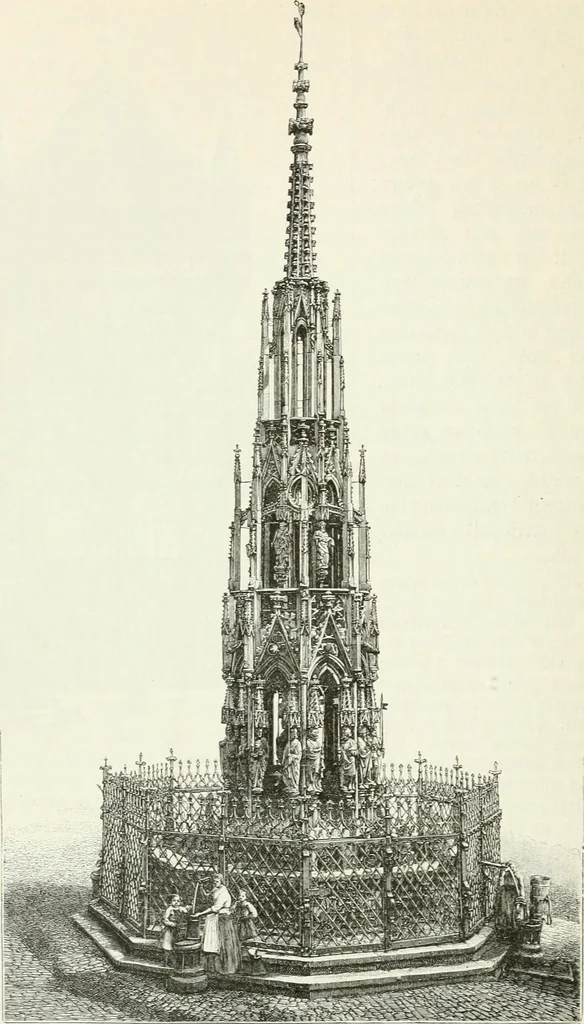 An illustration from Deutsche Kunstgeschichte, 1888, leaf 361