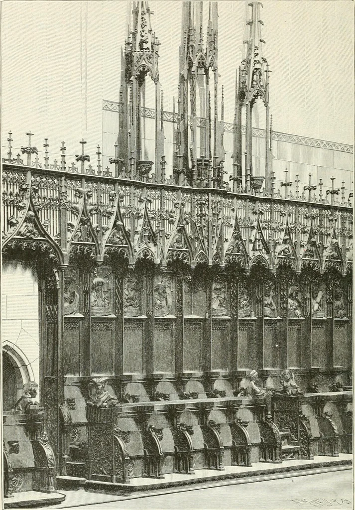 An illustration from Deutsche Kunstgeschichte, 1888, leaf 369
