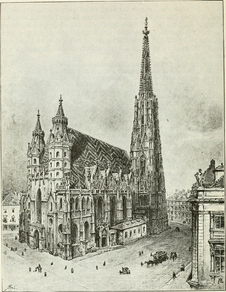 An illustration from Deutsche Kunstgeschichte, 1888, leaf 375