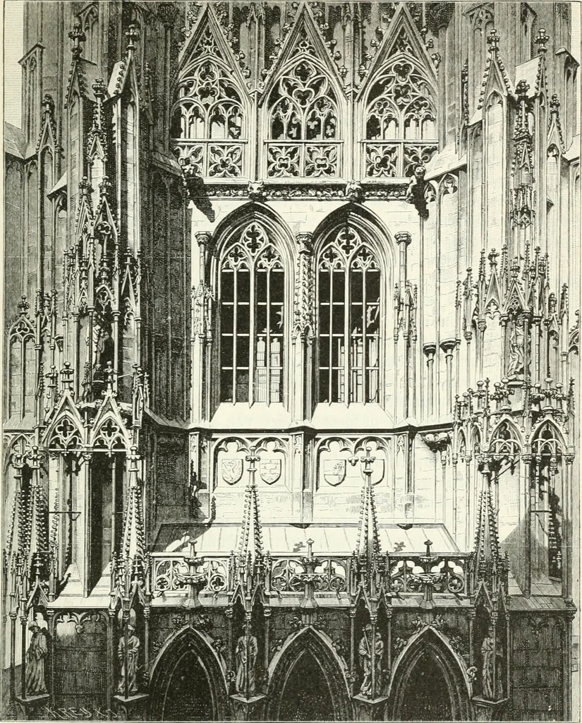 An illustration from Deutsche Kunstgeschichte, 1888, leaf 376