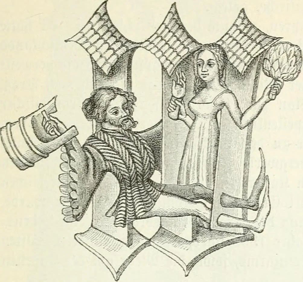 An illustration from Deutsche Kunstgeschichte, 1888, leaf 378