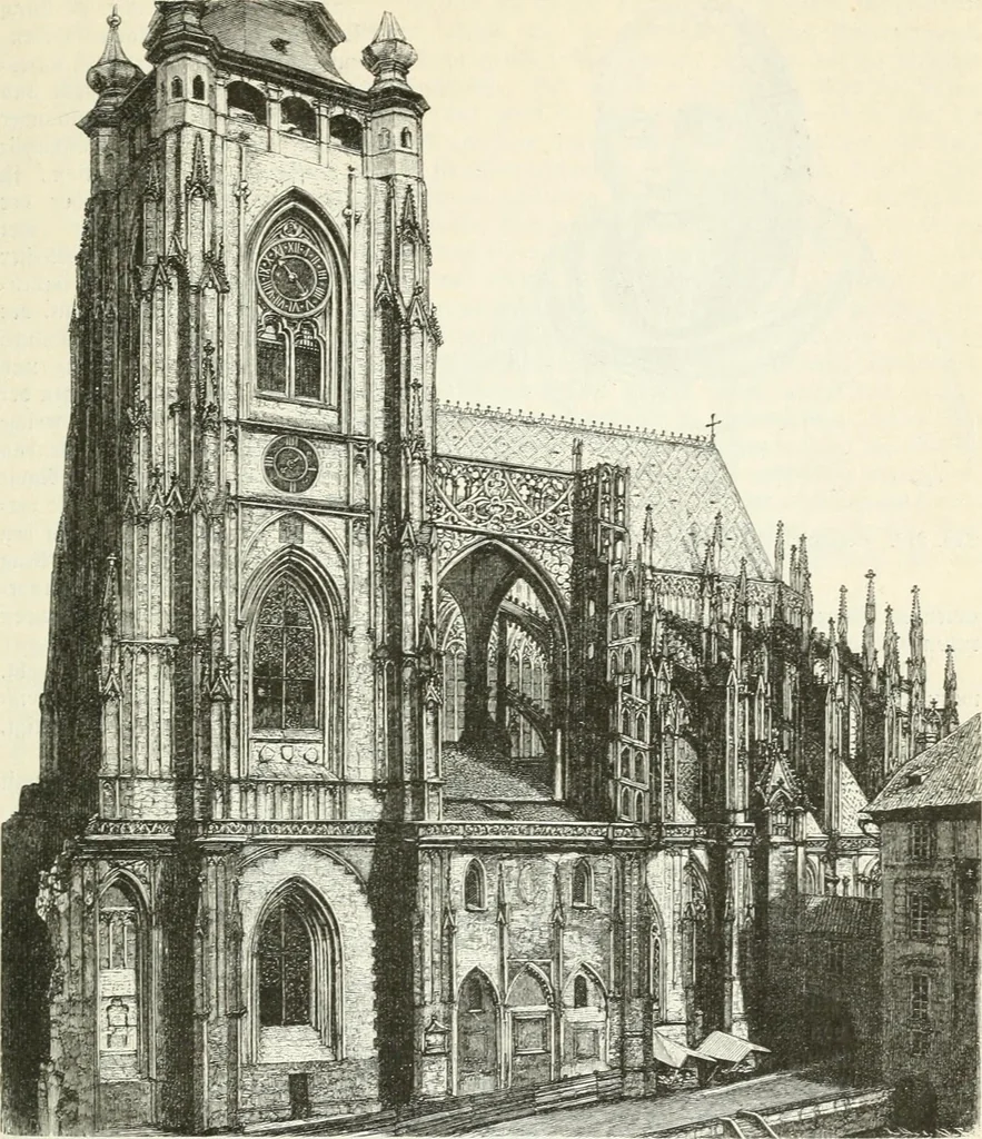 An illustration from Deutsche Kunstgeschichte, 1888, leaf 380