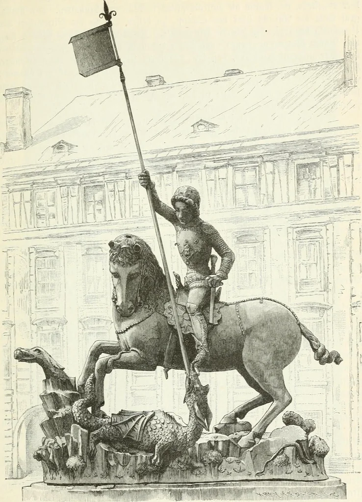 An illustration from Deutsche Kunstgeschichte, 1888, leaf 384