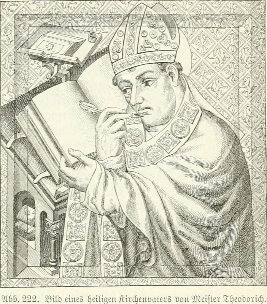 An illustration from Deutsche Kunstgeschichte, 1888, leaf 388