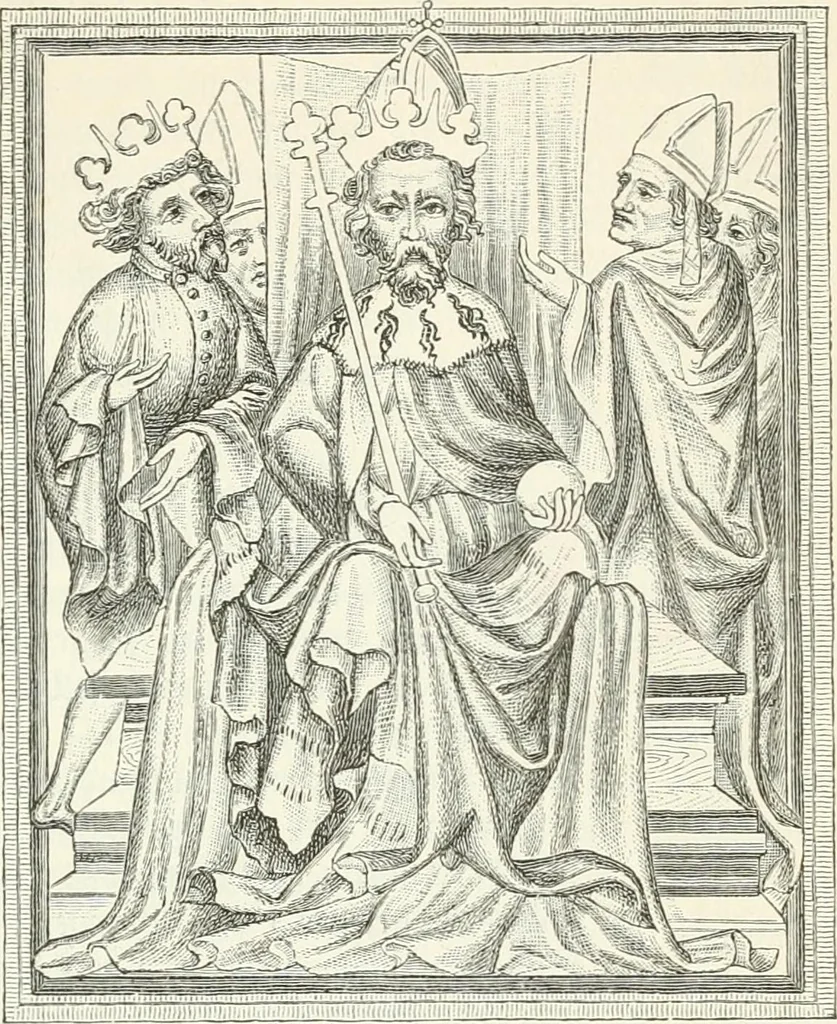 An illustration from Deutsche Kunstgeschichte, 1888, leaf 390