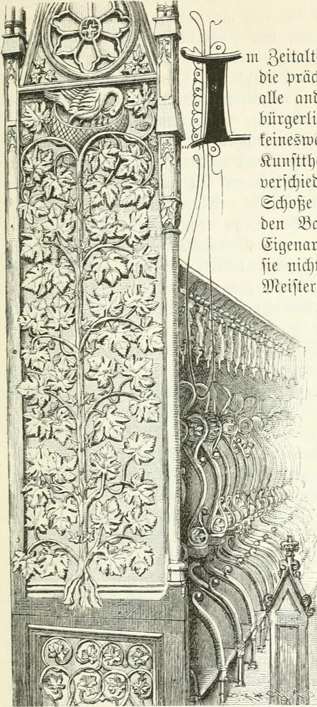An illustration from Deutsche Kunstgeschichte, 1888, leaf 406