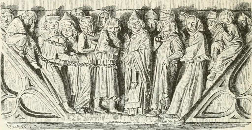 An illustration from Deutsche Kunstgeschichte, 1888, leaf 411