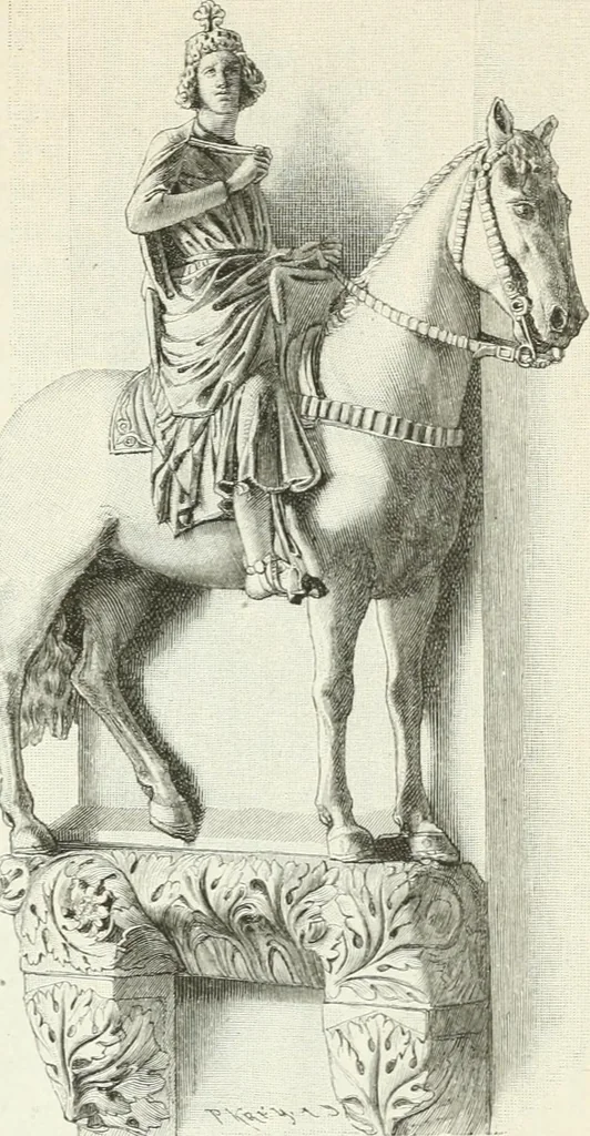 An illustration from Deutsche Kunstgeschichte, 1888, leaf 412
