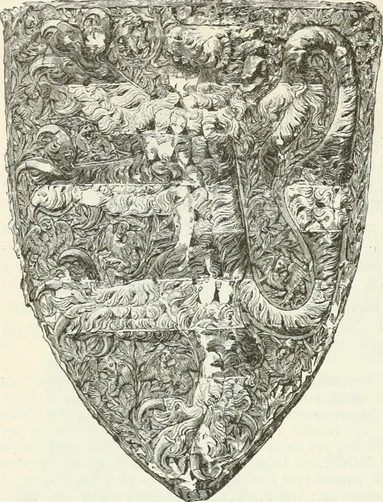 An illustration from Deutsche Kunstgeschichte, 1888, leaf 425
