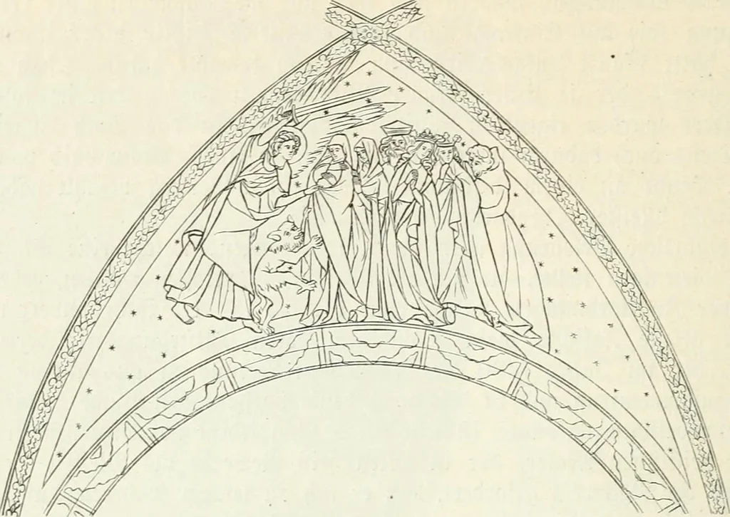 An illustration from Deutsche Kunstgeschichte, 1888, leaf 427