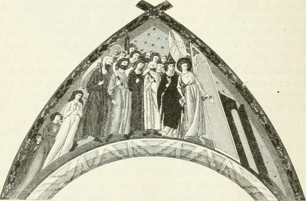 An illustration from Deutsche Kunstgeschichte, 1888, leaf 427