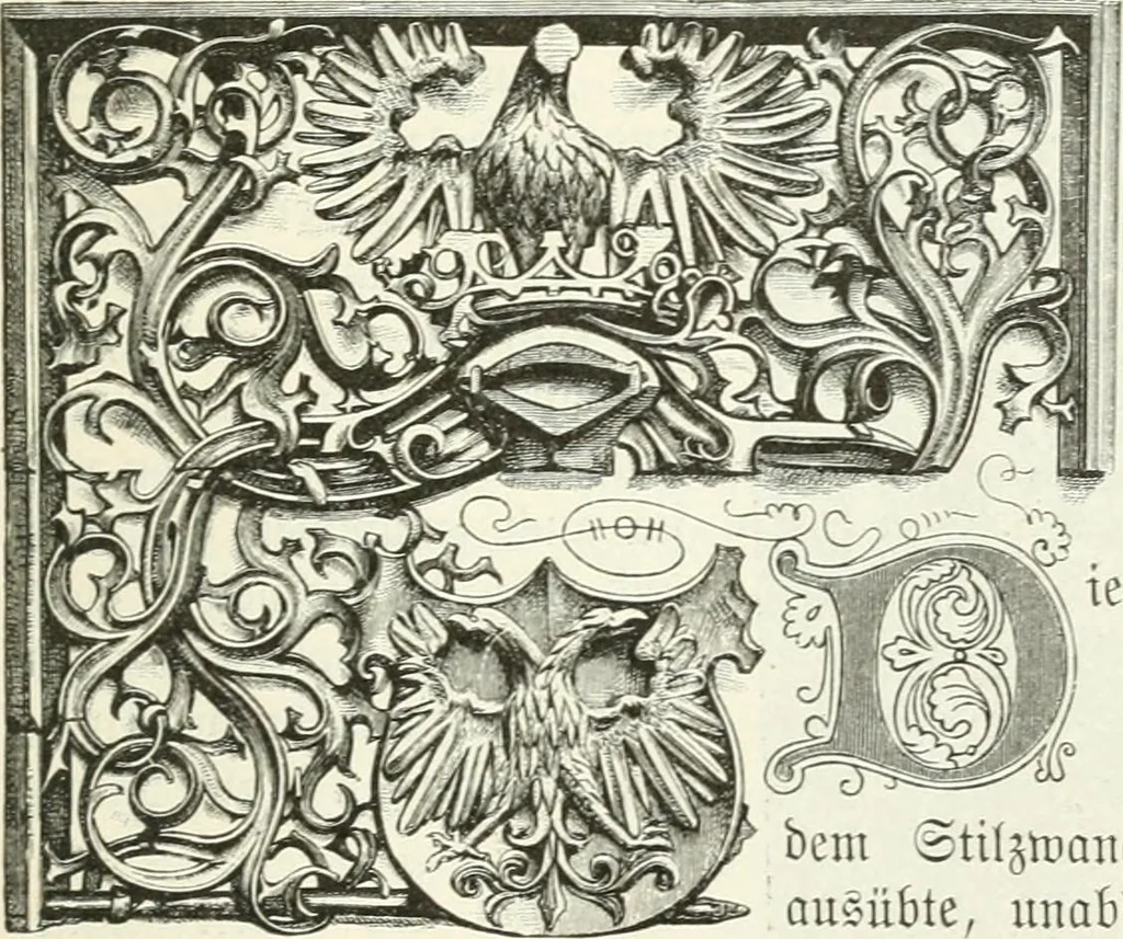 An illustration from Deutsche Kunstgeschichte, 1888, leaf 428
