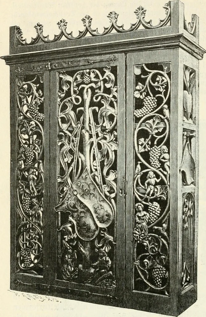 An illustration from Deutsche Kunstgeschichte, 1888, leaf 429