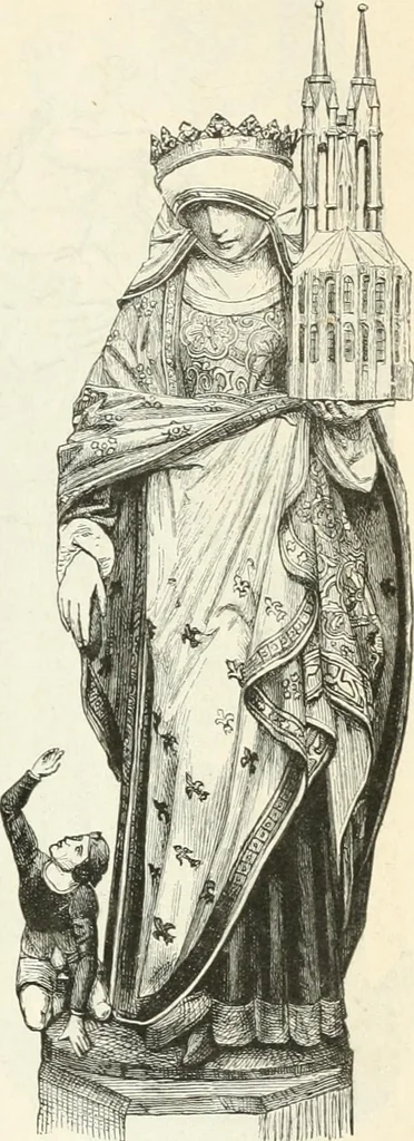 An illustration from Deutsche Kunstgeschichte, 1888, leaf 430