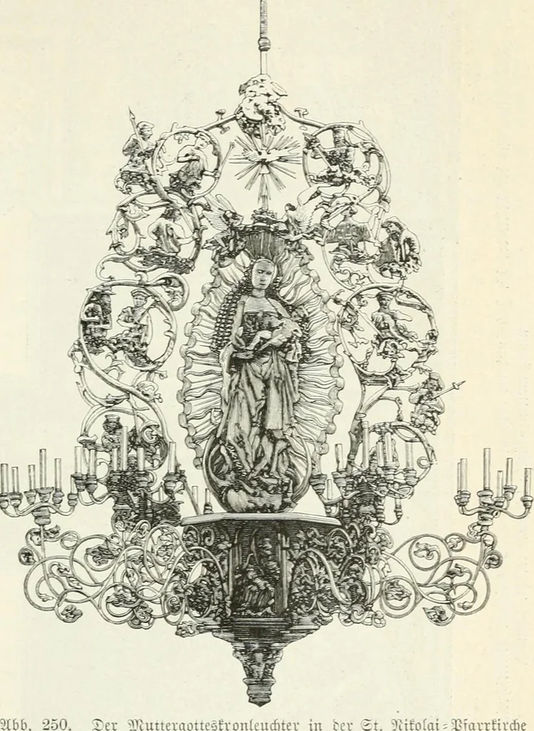 An illustration from Deutsche Kunstgeschichte, 1888, leaf 432