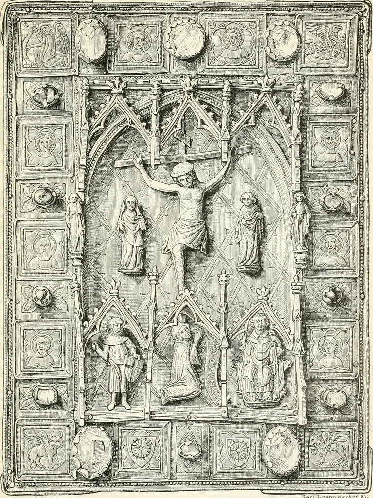 An illustration from Deutsche Kunstgeschichte, 1888, leaf 436