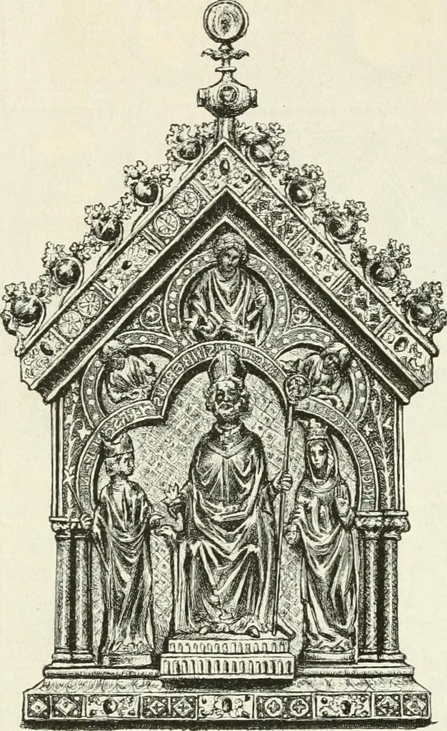 An illustration from Deutsche Kunstgeschichte, 1888, leaf 437