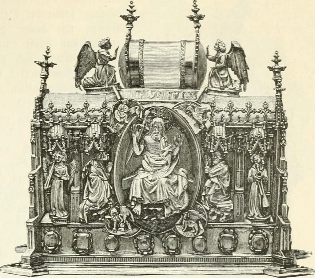 An illustration from Deutsche Kunstgeschichte, 1888, leaf 442