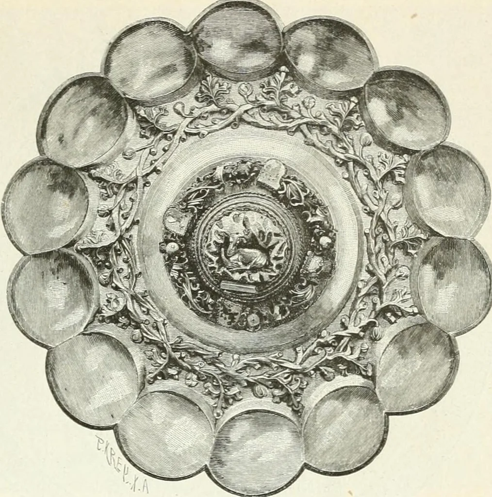An illustration from Deutsche Kunstgeschichte, 1888, leaf 444