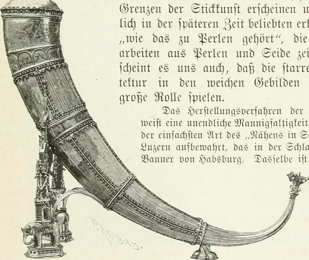 An illustration from Deutsche Kunstgeschichte, 1888, leaf 444