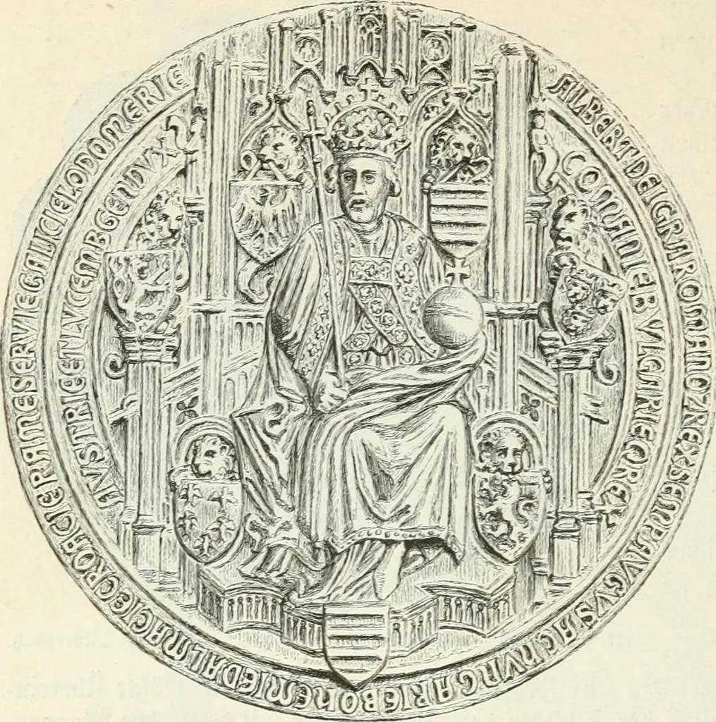 An illustration from Deutsche Kunstgeschichte, 1888, leaf 445
