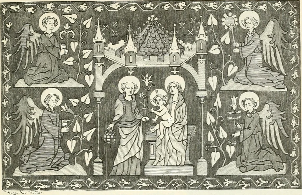 An illustration from Deutsche Kunstgeschichte, 1888, leaf 446