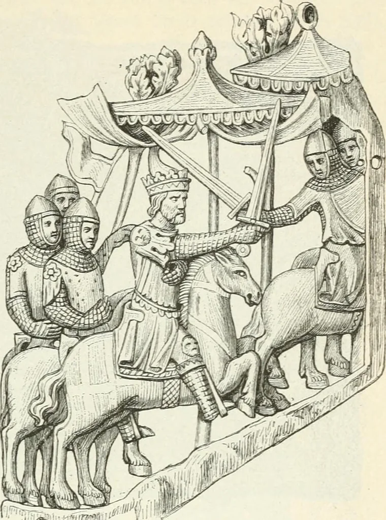 An illustration from Deutsche Kunstgeschichte, 1888, leaf 458