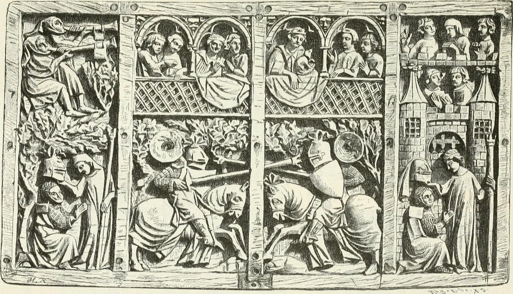 An illustration from Deutsche Kunstgeschichte, 1888, leaf 460