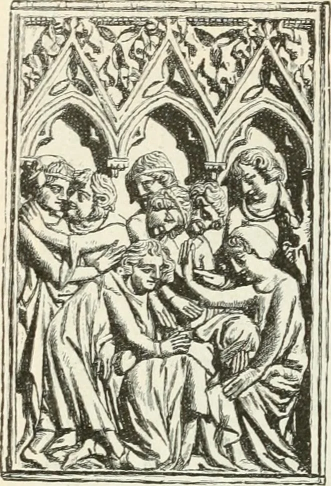 An illustration from Deutsche Kunstgeschichte, 1888, leaf 461