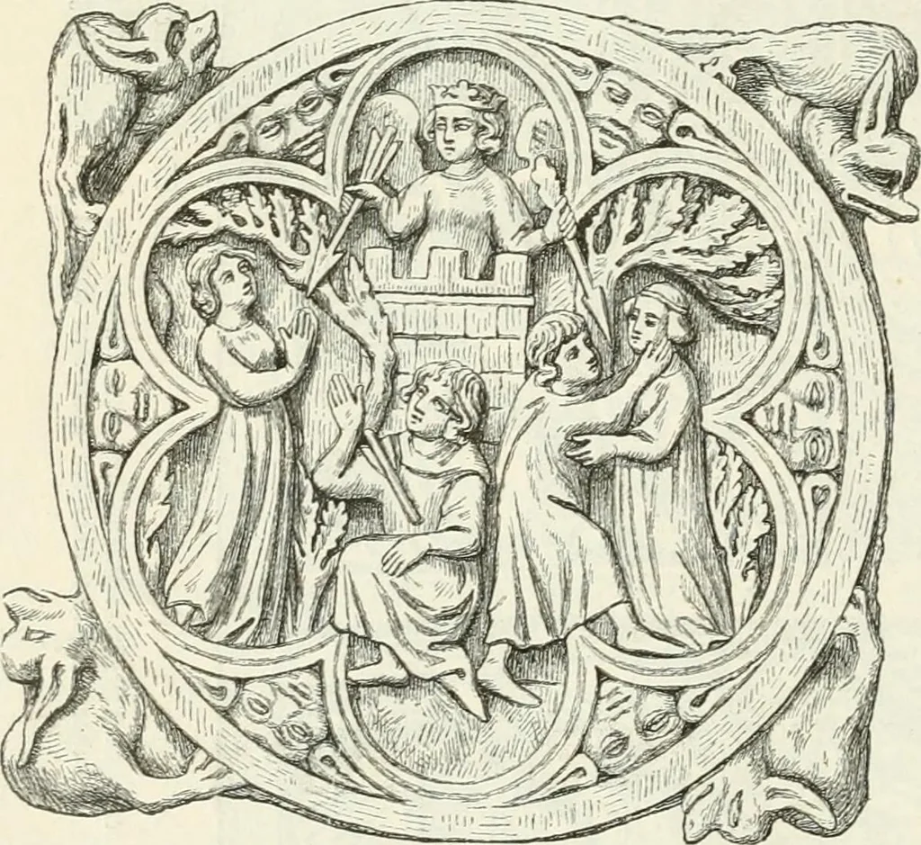 An illustration from Deutsche Kunstgeschichte, 1888, leaf 461