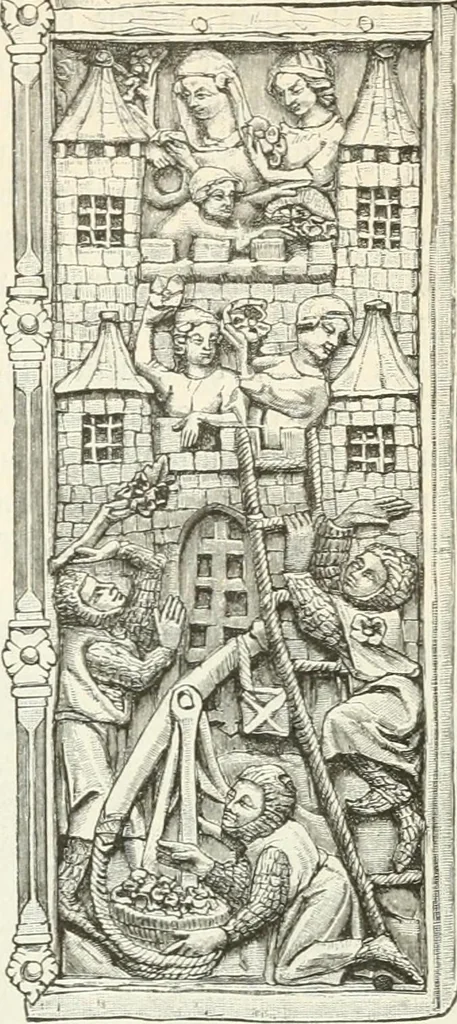 An illustration from Deutsche Kunstgeschichte, 1888, leaf 462