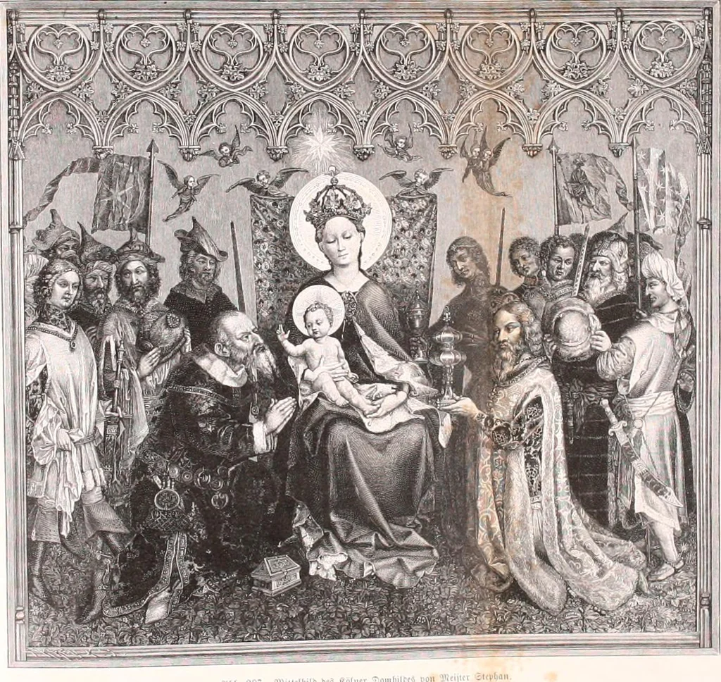 An illustration from Deutsche Kunstgeschichte, 1888, leaf 473