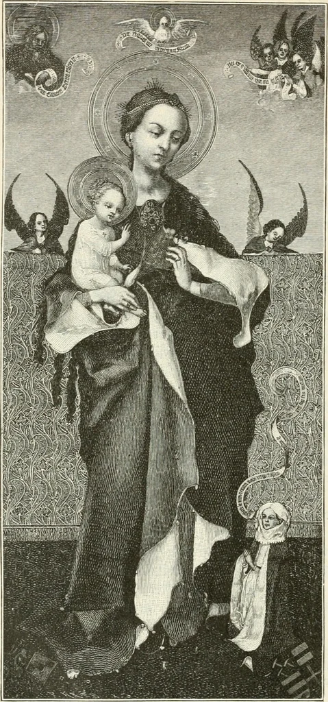 An illustration from Deutsche Kunstgeschichte, 1888, leaf 475