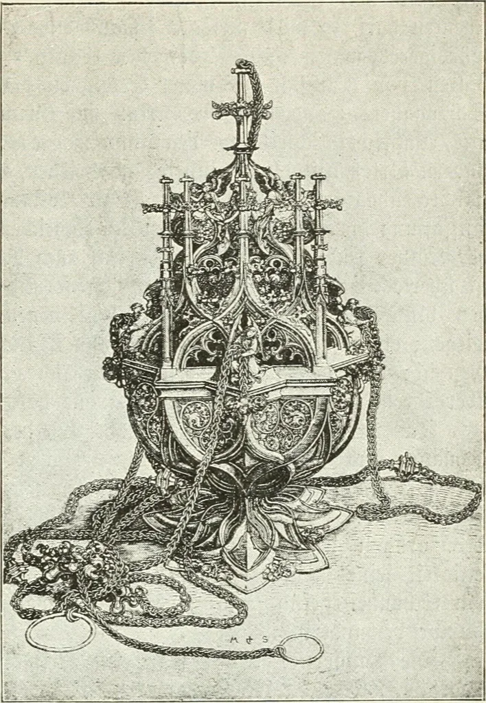 An illustration from Deutsche Kunstgeschichte, 1888, leaf 490
