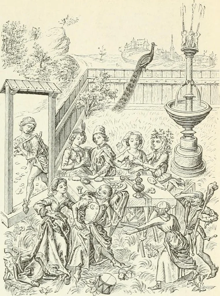 An illustration from Deutsche Kunstgeschichte, 1888, leaf 494