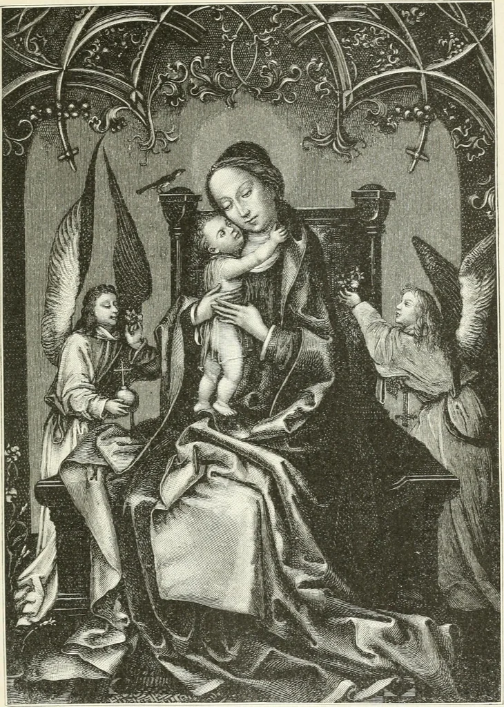 An illustration from Deutsche Kunstgeschichte, 1888, leaf 496