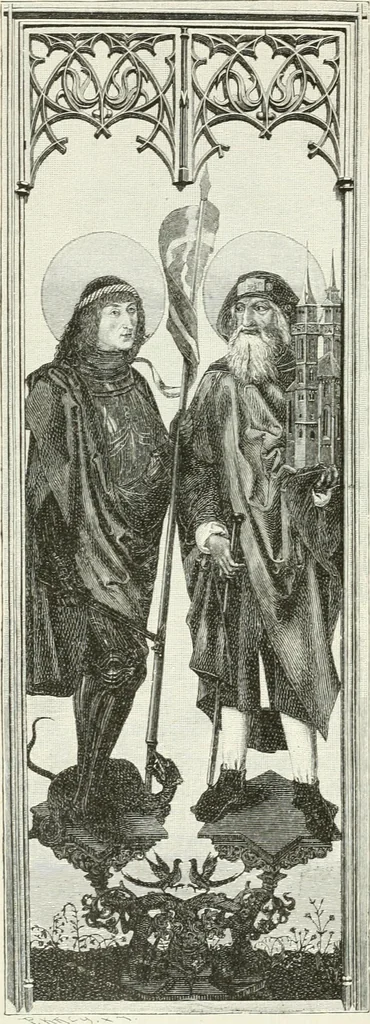 An illustration from Deutsche Kunstgeschichte, 1888, leaf 499