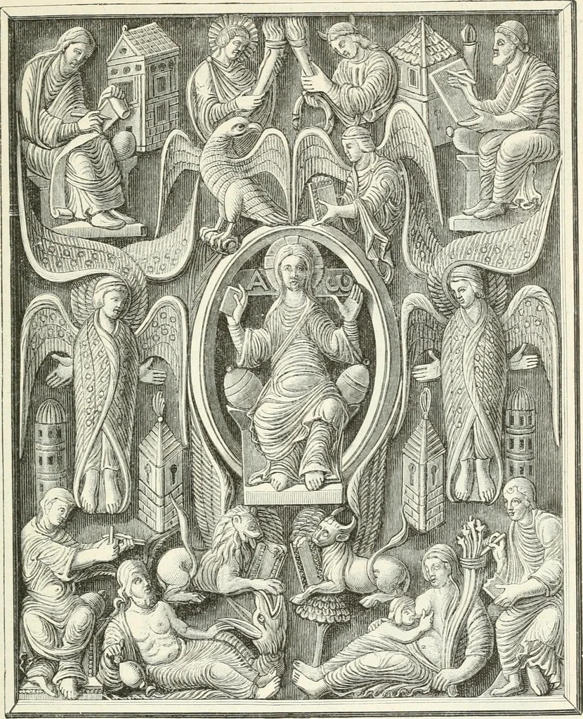 An illustration from Deutsche Kunstgeschichte, 1888, leaf 50