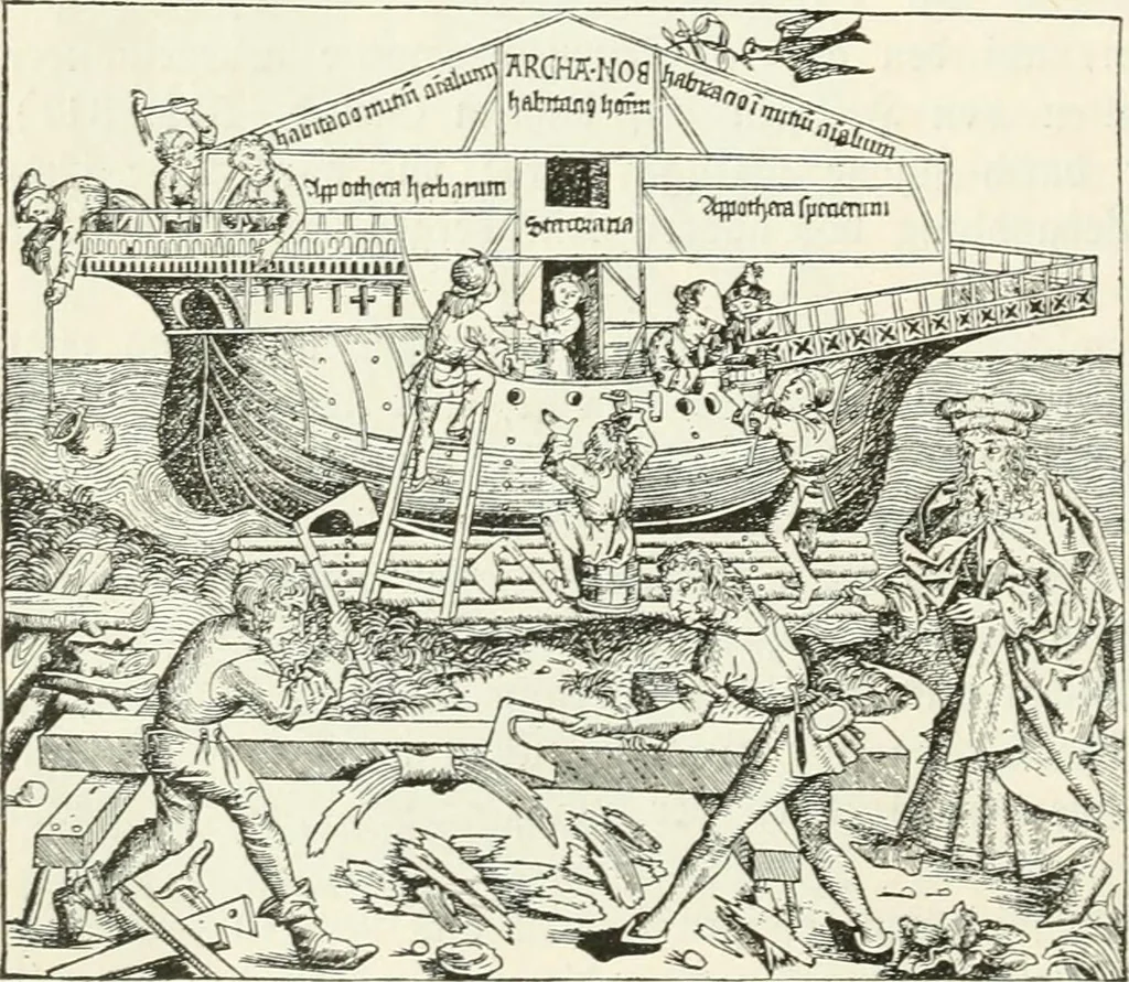 An illustration from Deutsche Kunstgeschichte, 1888, leaf 501