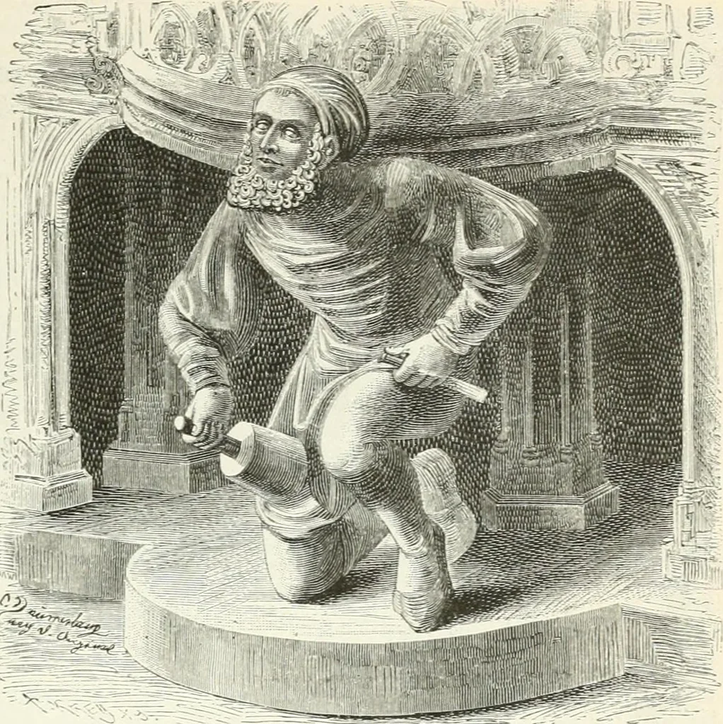 An illustration from Deutsche Kunstgeschichte, 1888, leaf 504