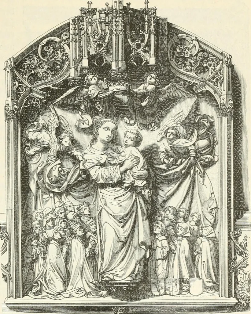 An illustration from Deutsche Kunstgeschichte, 1888, leaf 506