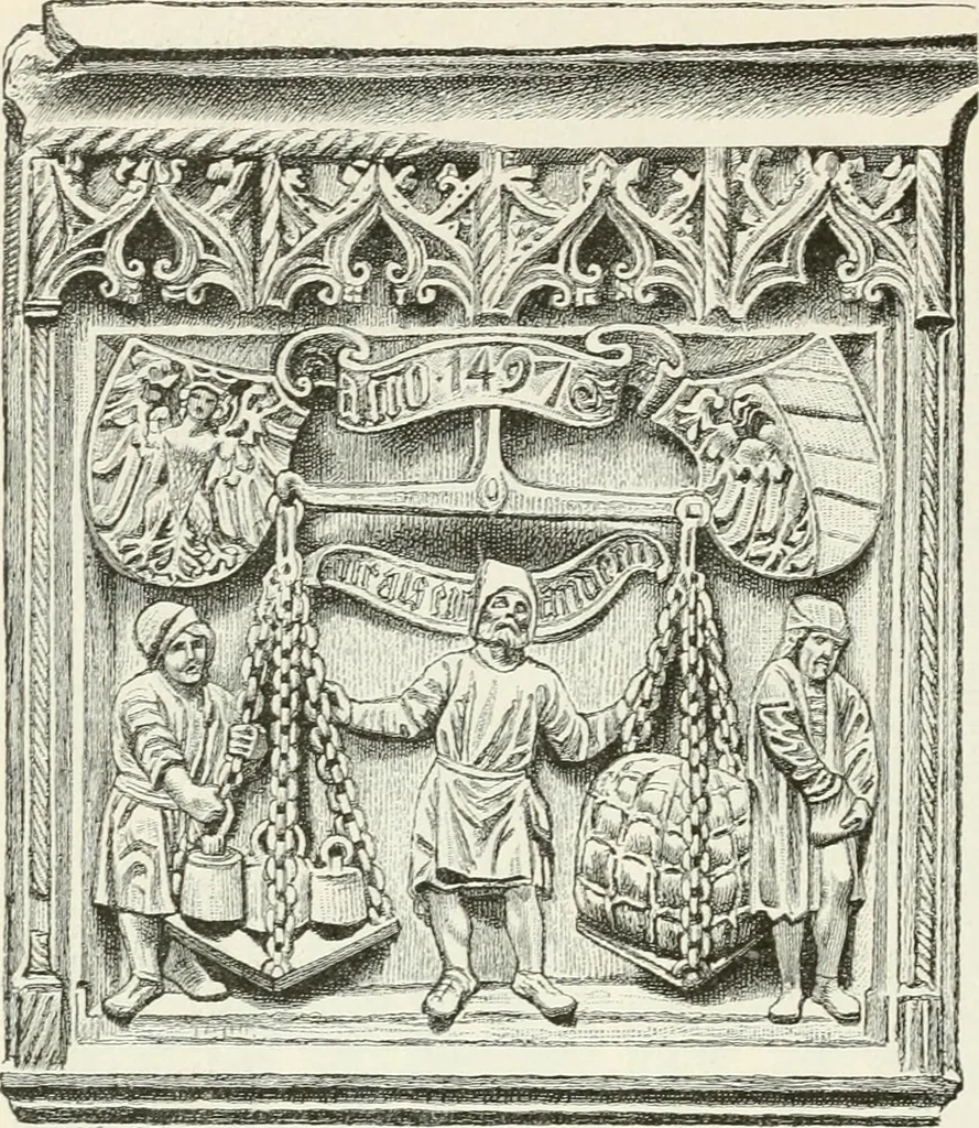 An illustration from Deutsche Kunstgeschichte, 1888, leaf 507