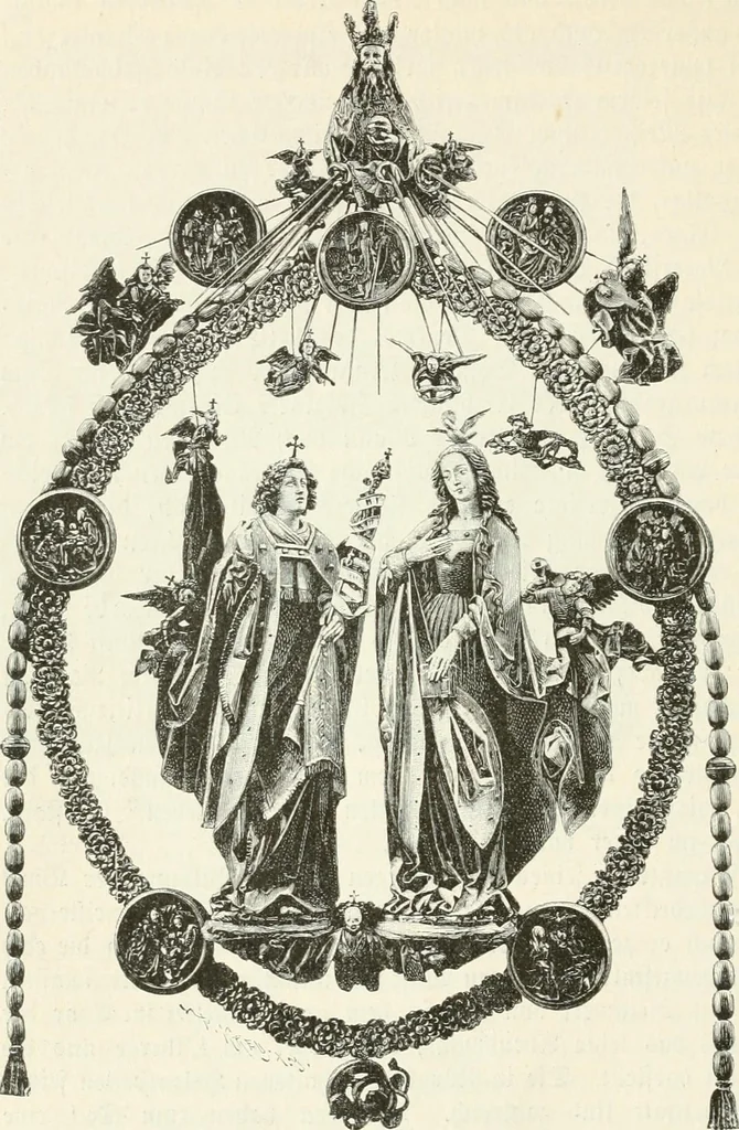 An illustration from Deutsche Kunstgeschichte, 1888, leaf 509