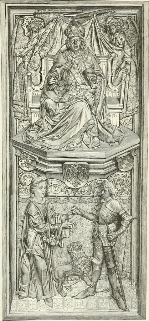 An illustration from Deutsche Kunstgeschichte, 1888, leaf 512