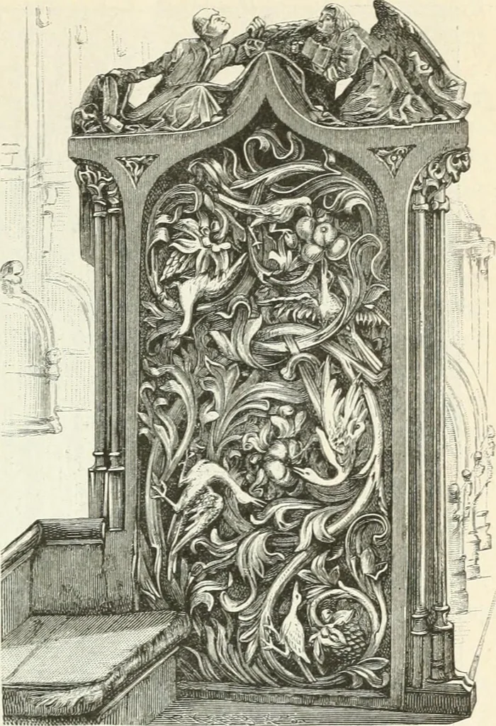 An illustration from Deutsche Kunstgeschichte, 1888, leaf 516
