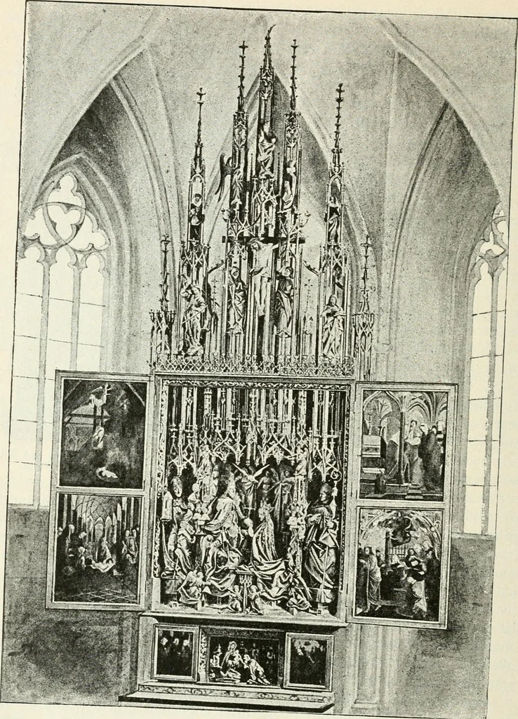 An illustration from Deutsche Kunstgeschichte, 1888, leaf 517