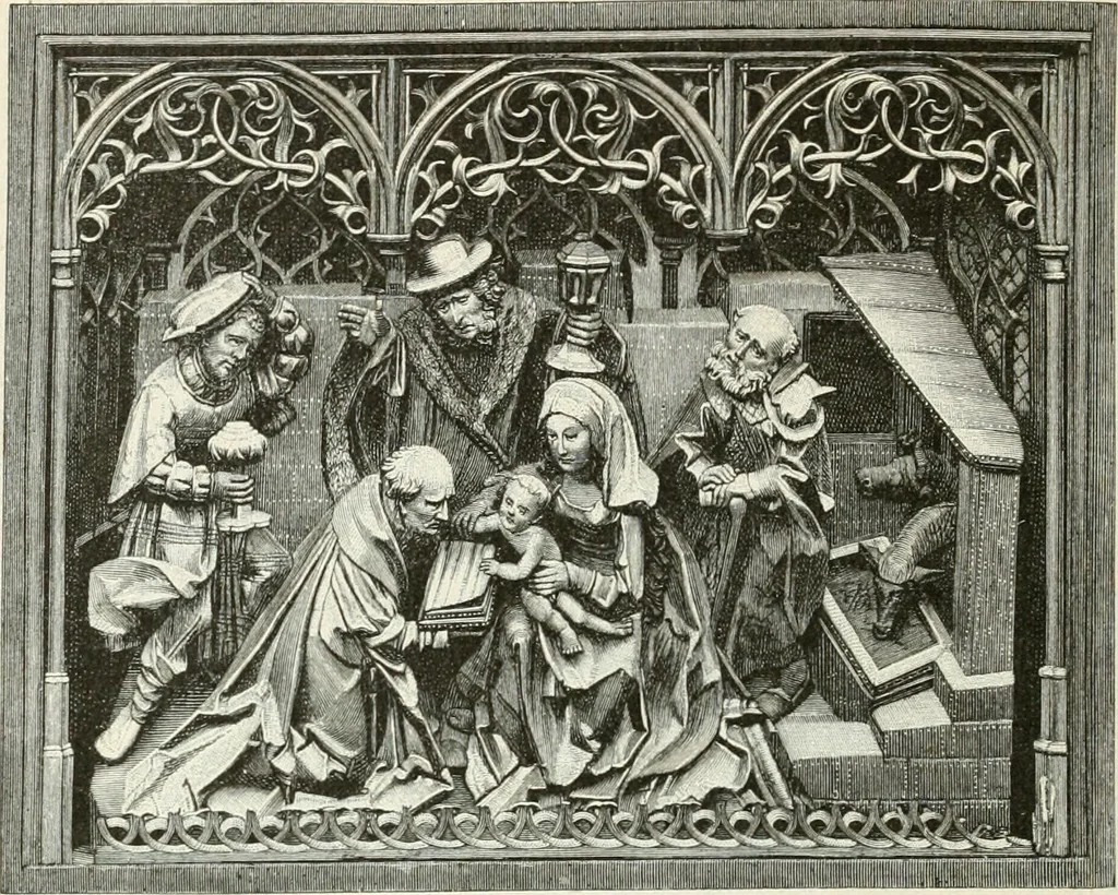An illustration from Deutsche Kunstgeschichte, 1888, leaf 519