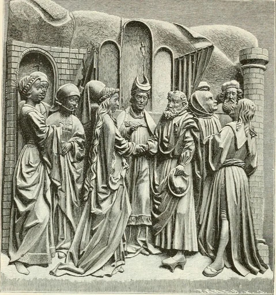 An illustration from Deutsche Kunstgeschichte, 1888, leaf 523